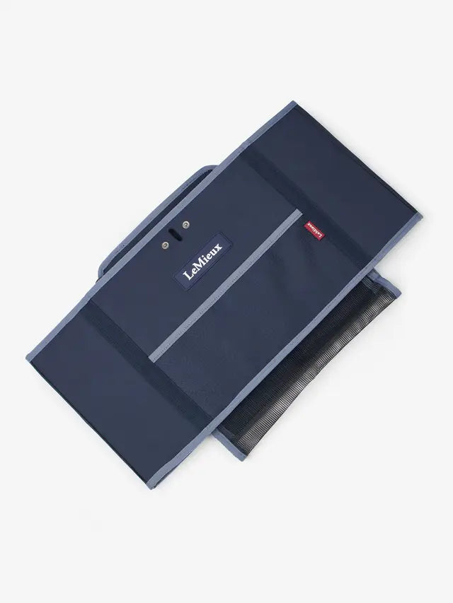 LEMIEUX Collapsible Storage Tote - Navy Blue Equine Equipment Bag for Grooming & Travel | Equiflair