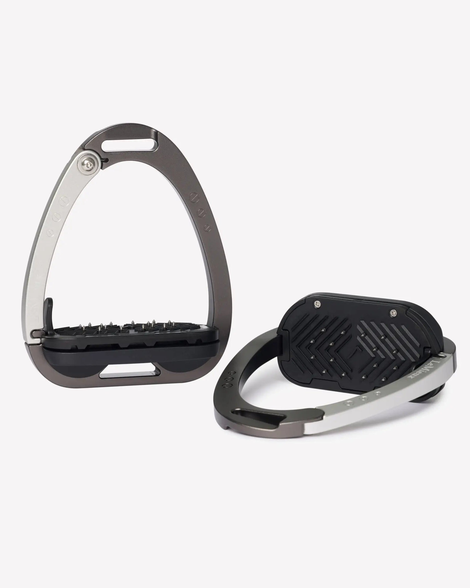 LeMieux Vector Balance Stirrups Carbon/Silver: Lightweight, Safe, Equestrian Equipment, Horse Riding Stirrups
