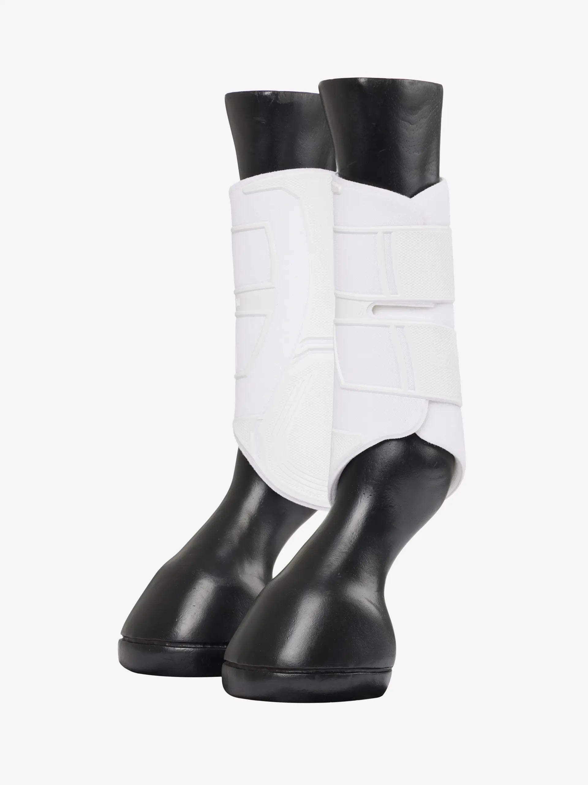LEMIEUX White Brushing Boots: Technical Equine Leg Protection. Low Profile, Durable Horse Boots from Equiflair.