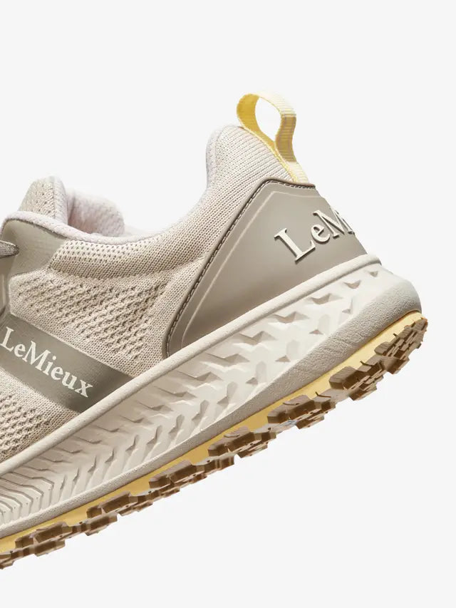 LeMieux Trax-Lite Pecan Trainer: Breathable running shoe with Michelin sole for stability & comfort. Equestrian & casual footwear.