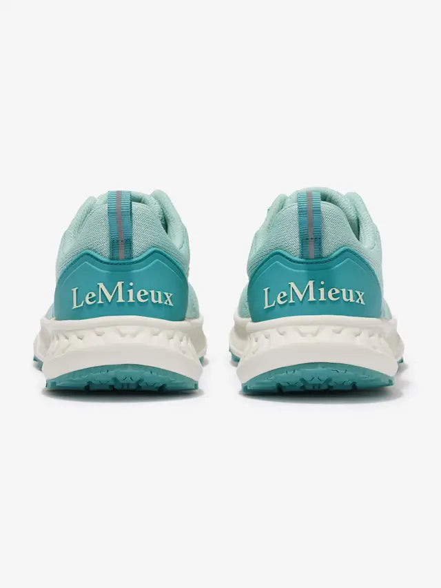 LeMieux Youth Trax-Lite Trainer Aqua - Equestrian Kids Sneakers