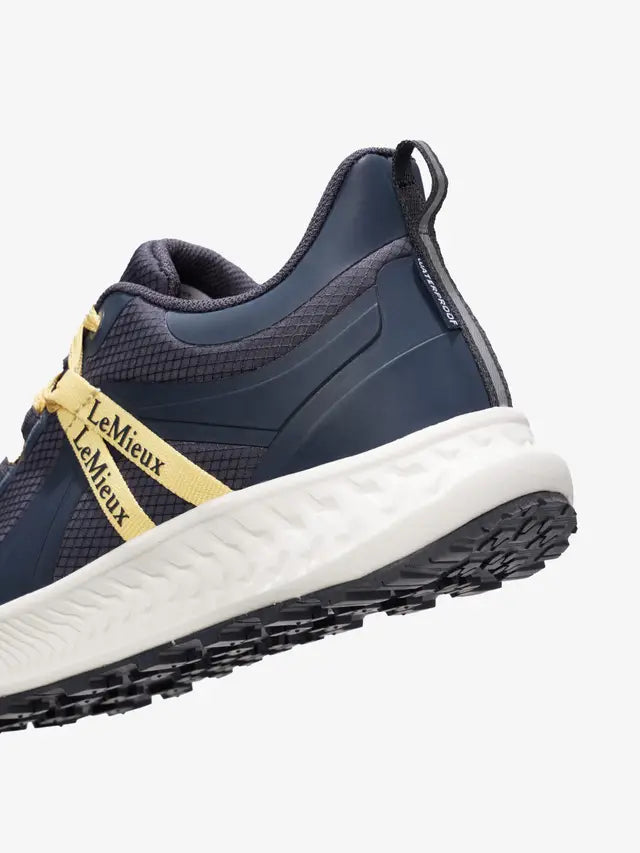 LEMIEUX Youth TRAX Viva Waterproof Trainer DUSK: Durable equestrian footwear for kids with Michelin rubber sole.