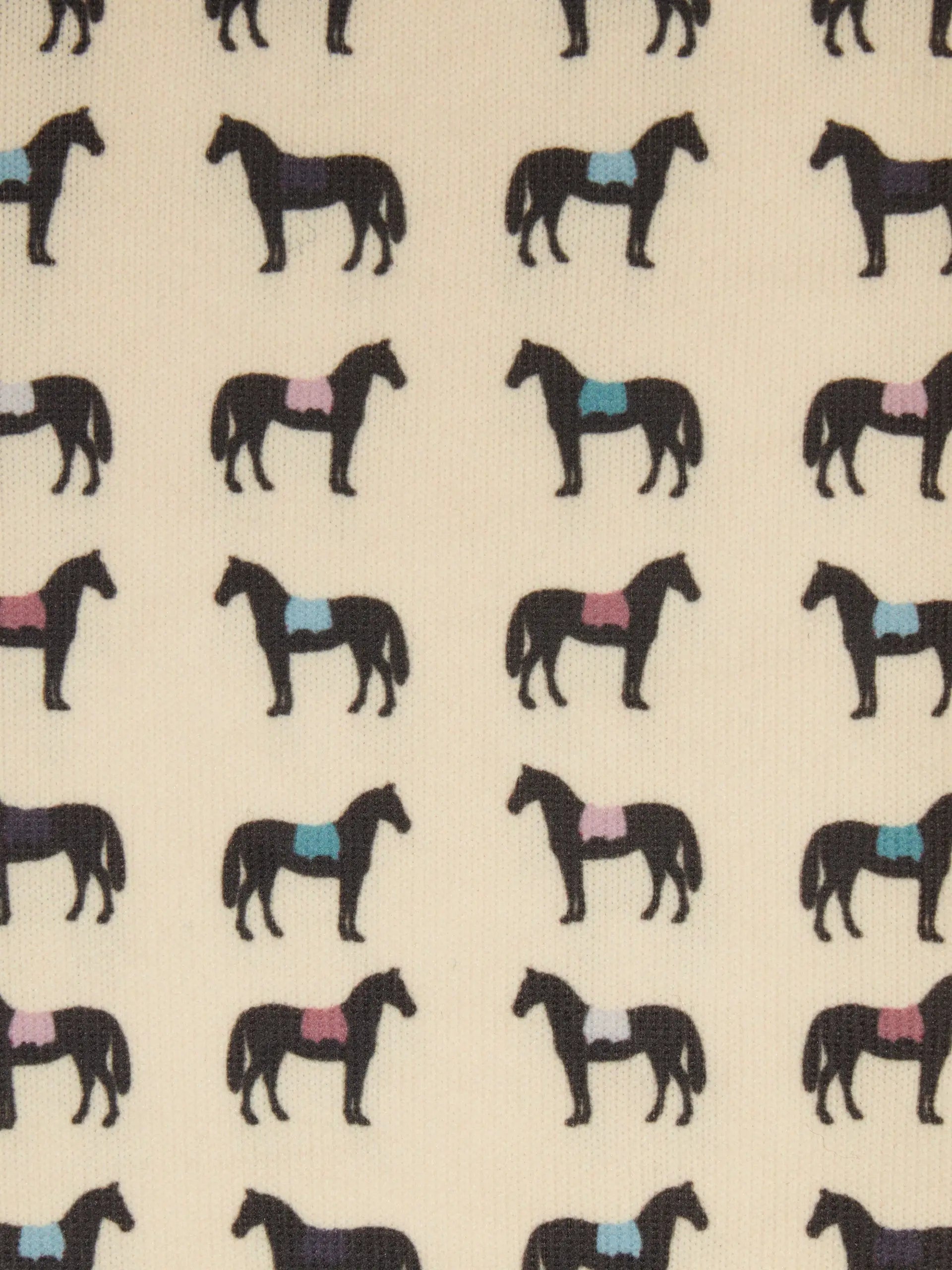 Lemieux Footsie Socks - Saddle Pad Print - Equestrian Socks from Equiflair