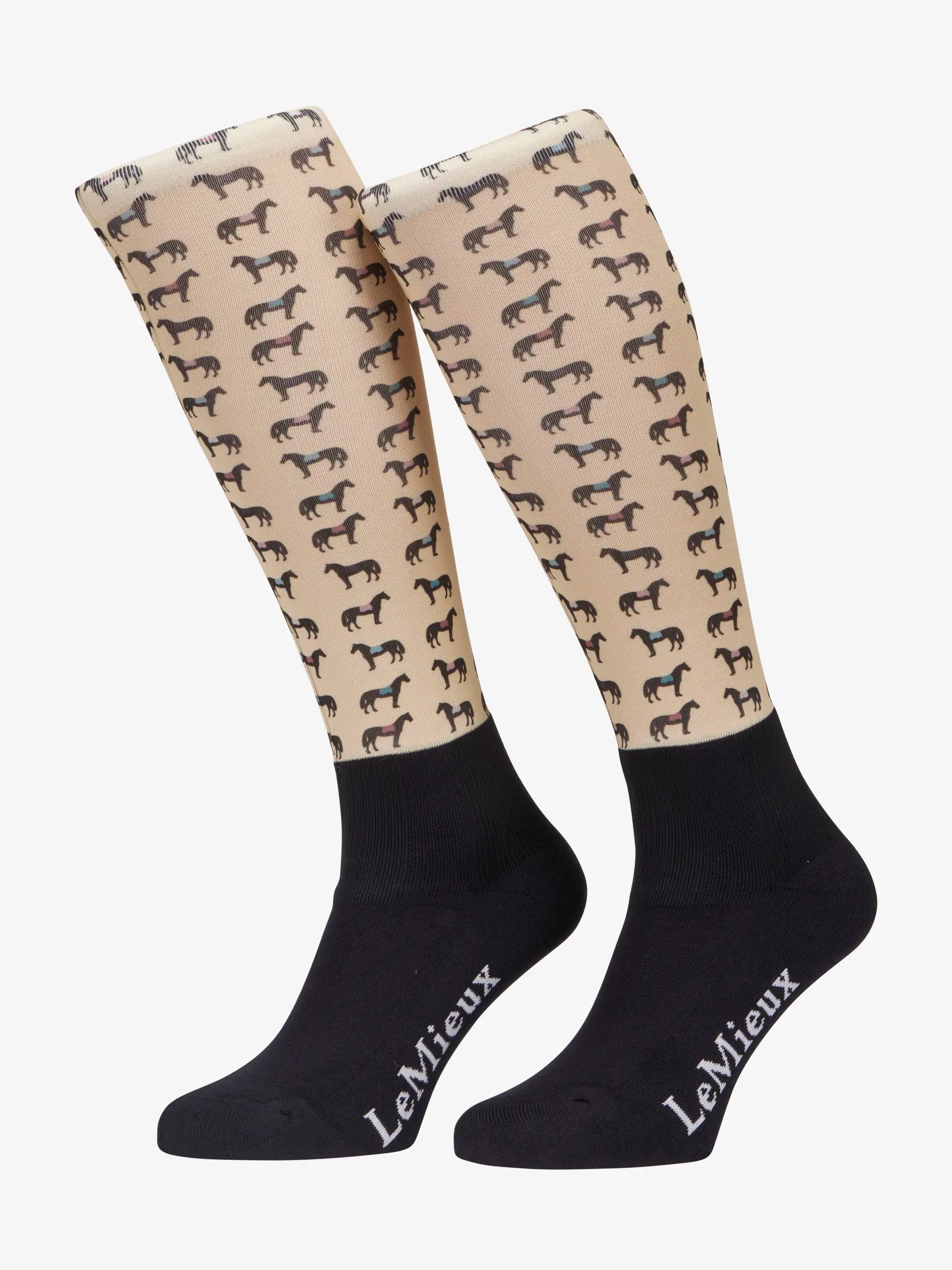 Lemieux Socks - Horse Riding Socks with Saddle Pad Pattern | Equestrian Fashion