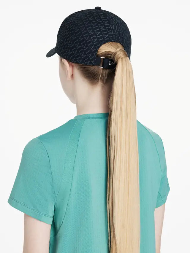 LeMieux Young Rider Polly Printed Cap Navy