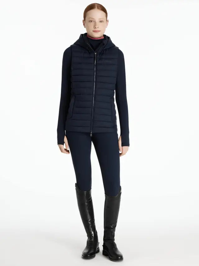 LeMieux Young Rider Ruby Puffer Gilet Navy