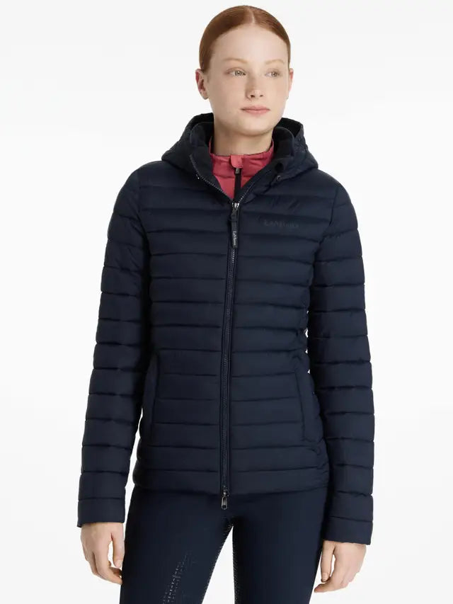 LEMIEUX Young Rider Ruby Puffer Jacket Navy - Equestrian Clothing for Kids