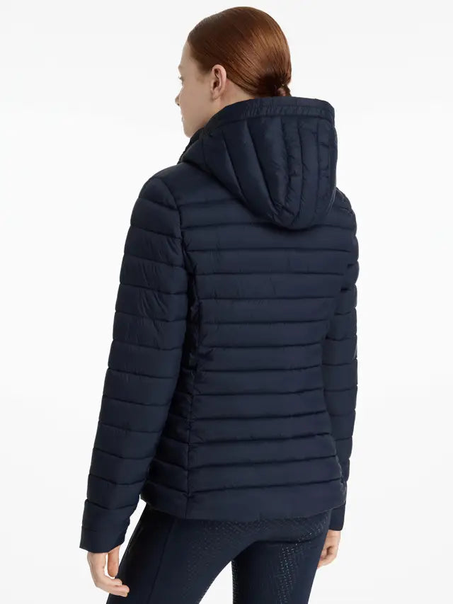 LEMIEUX Young Rider Ruby Puffer Jacket Navy: Water-Resistant & Stylish for Young Equestrian. Must-Have! Buy now!