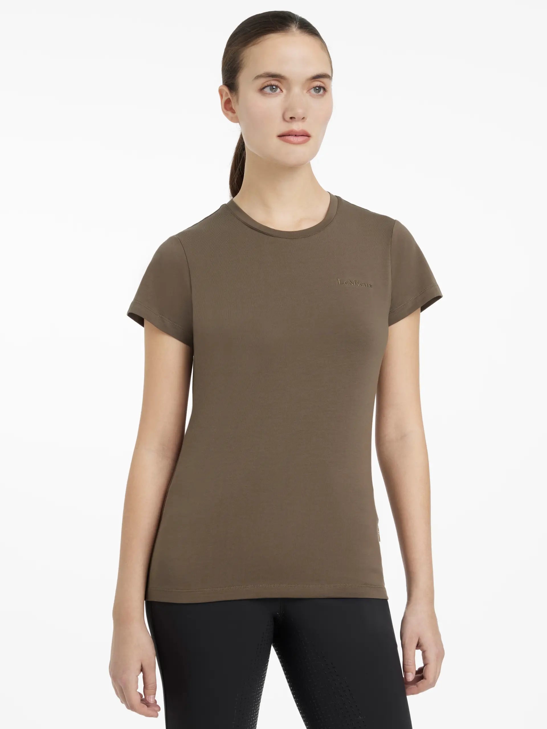 LeMieux Classique Alpine T-Shirt - Women's Riding Apparel, Slim Fit, Sweat-Wicking, Anti-Odor