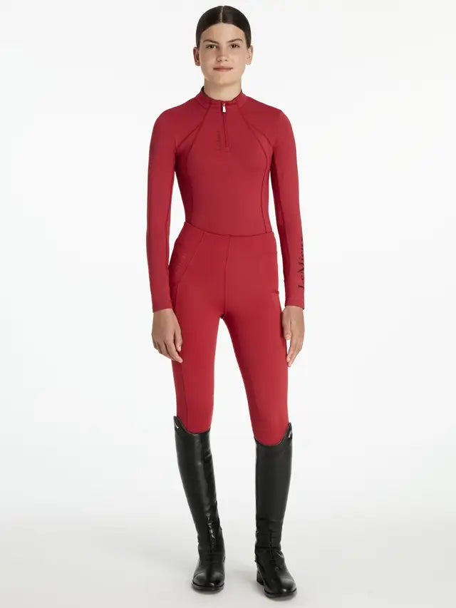 LEMIEUX Young Rider Classique Chilli Base Layer & Riding Leggings: Equestrian Apparel for Girls
