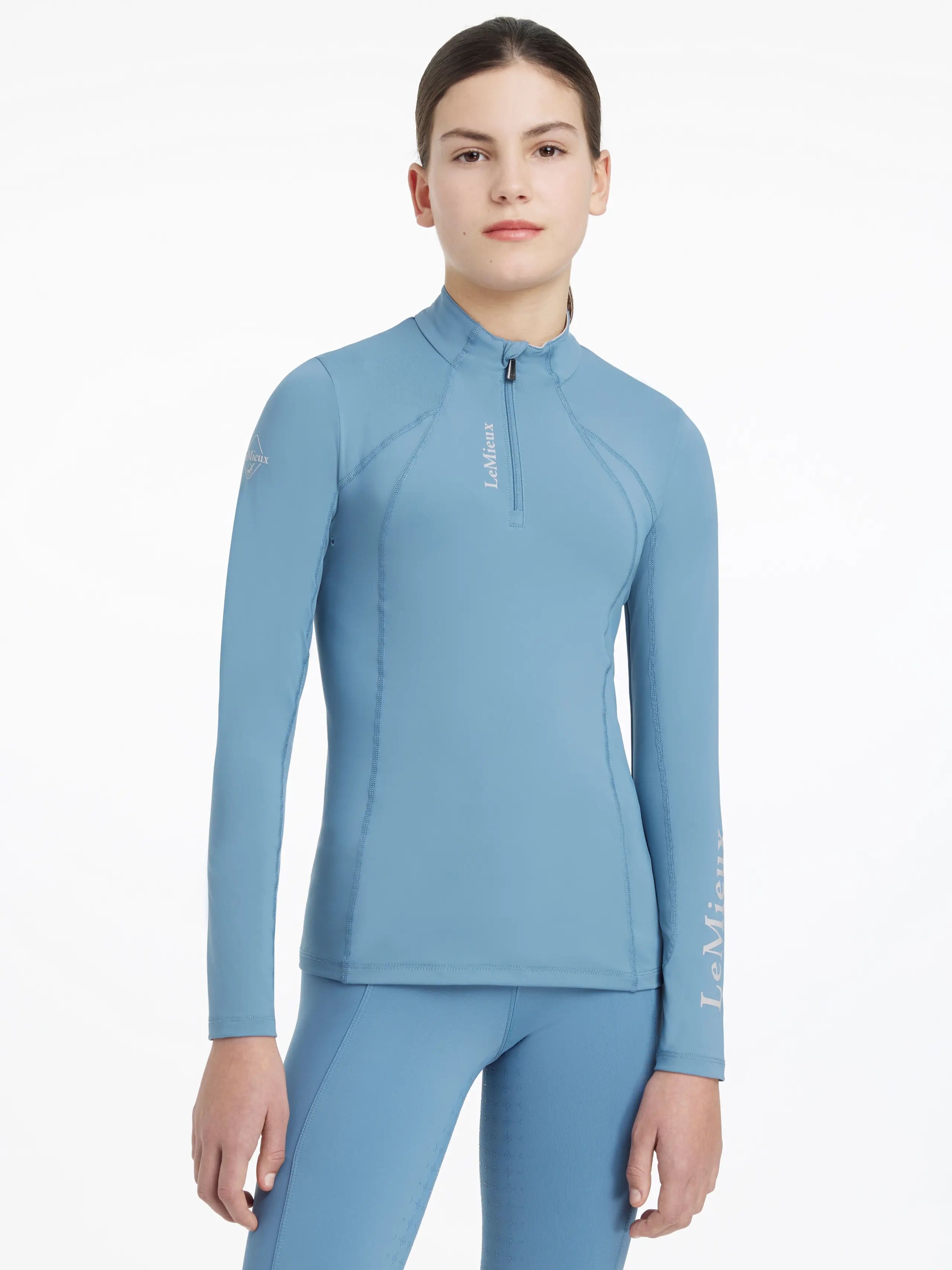 LeMieux Young Rider Classique Ice Blue Base Layer | Equiflair Saddlery riding apparel
