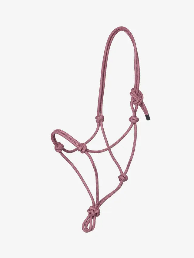 Lemieux Blossom Pink Rope Halter | Equestrian Horse Halter for Training & Leading