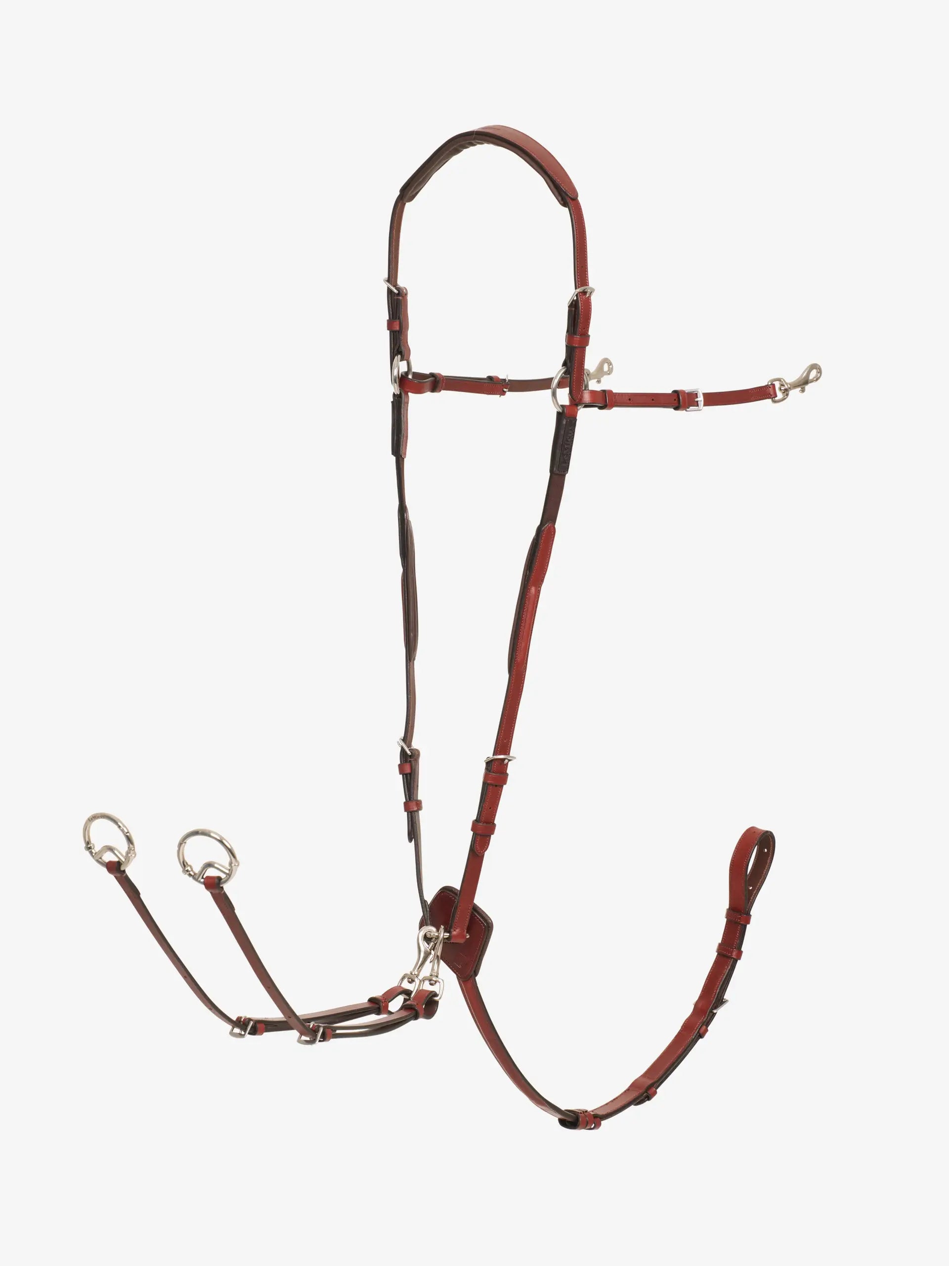 LeMieux Breastplate (D-Ring Attachment) Chestnut/Silver