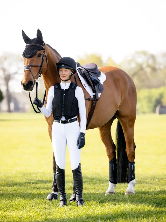 LeMieux Self-Cool Close Contact Half Square White