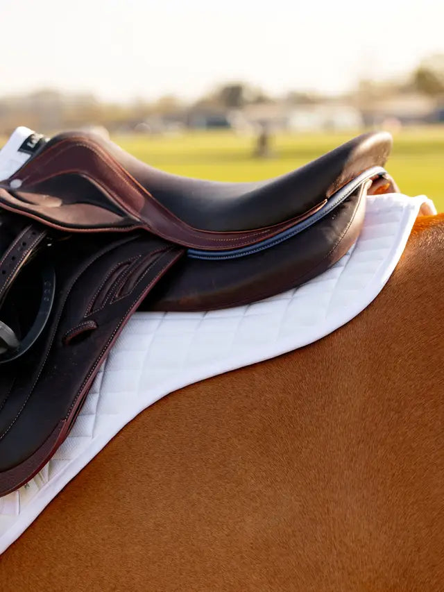 LeMieux Self-Cool Close Contact Half Square White