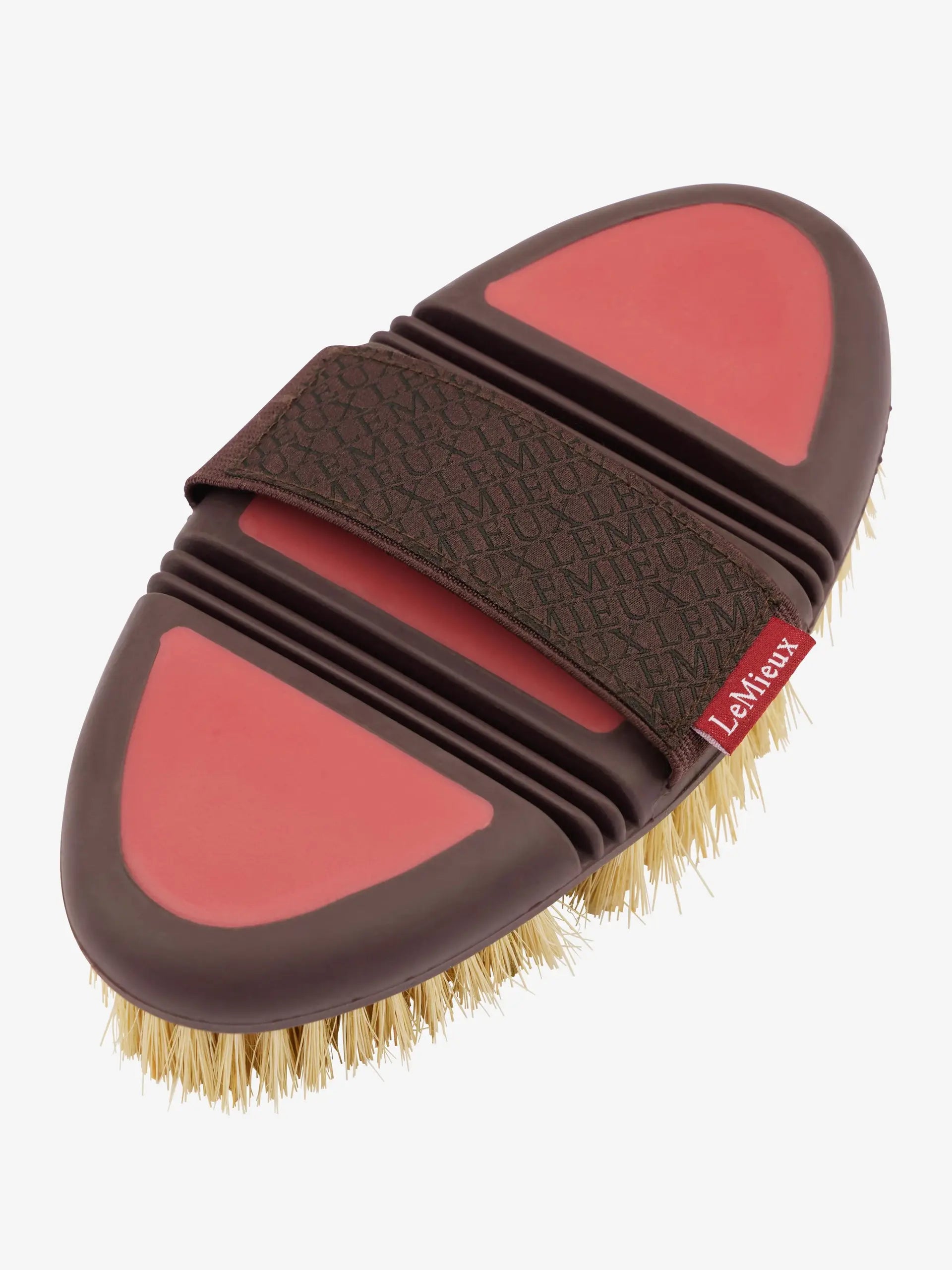 LeMieux Flexi Scrubbing Brush Cranberry - Horse Grooming Brush | Equiflair