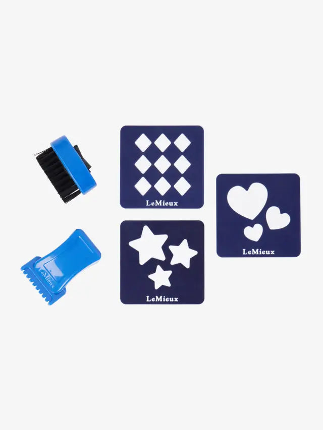 LeMieux Toy Pony Grooming Kit: Brush, Mane Comb & Stencils for Toy Horse Clipping & Grooming