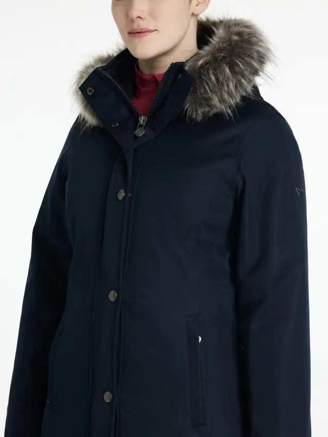 LeMieux Anya Waterproof Riding Coat Navy