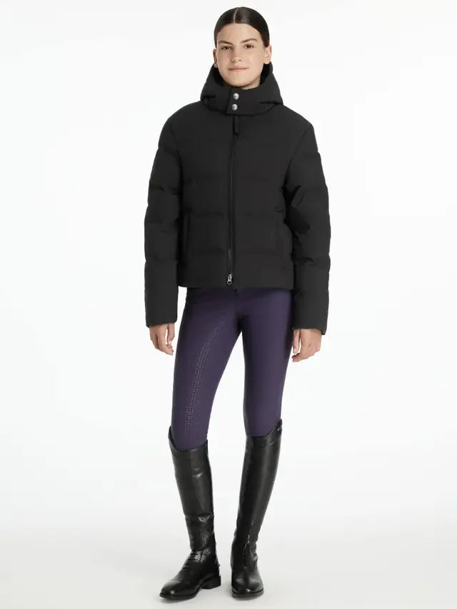 LeMieux Young Rider Daisy Waterproof Coat Black
