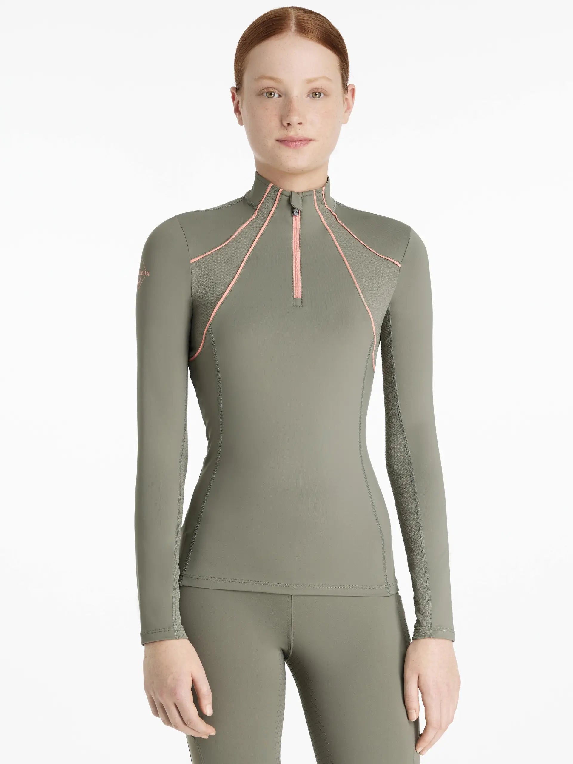 LeMieux Young Rider Mia Mesh Base Layer Rosemary