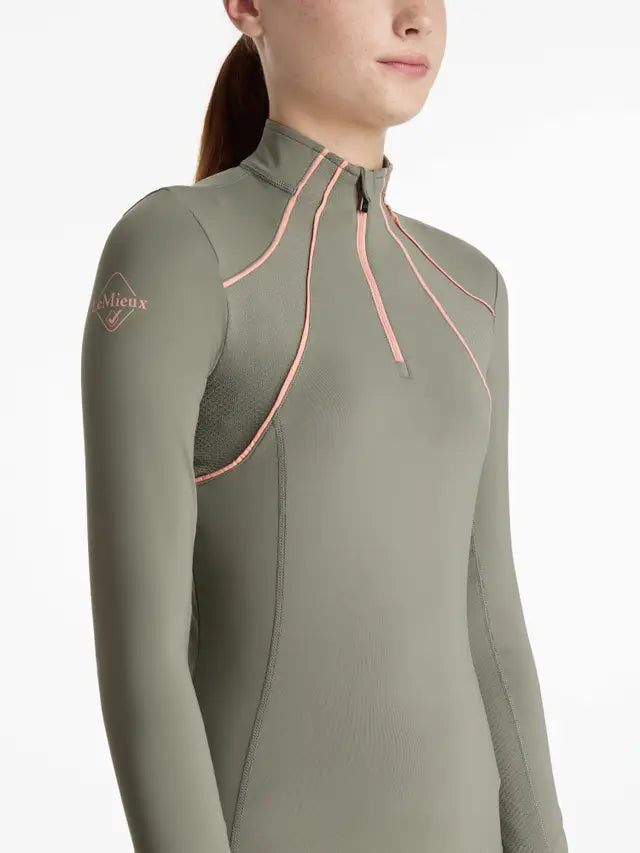 LeMieux Young Rider Mia Mesh Base Layer Rosemary
