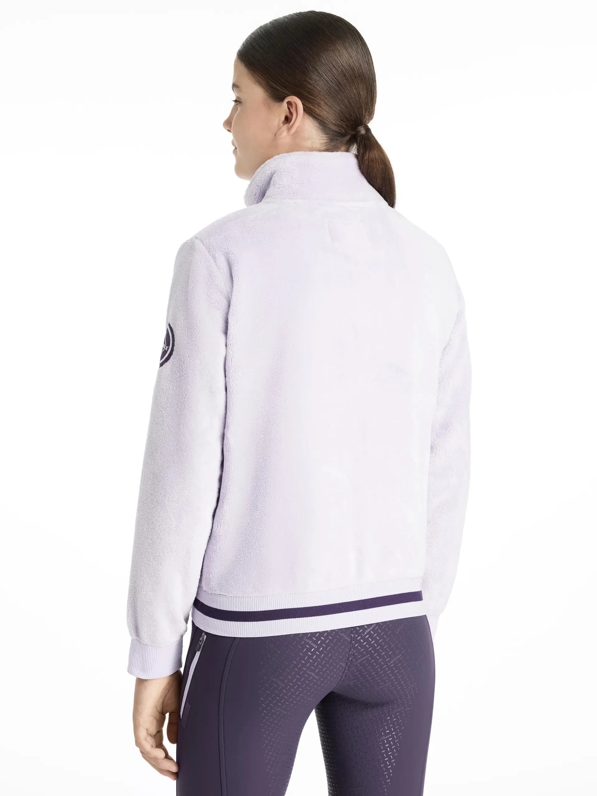 LeMieux Young Rider Libby Fleece Lilac Jacket - Equiflair Equestrian Apparel