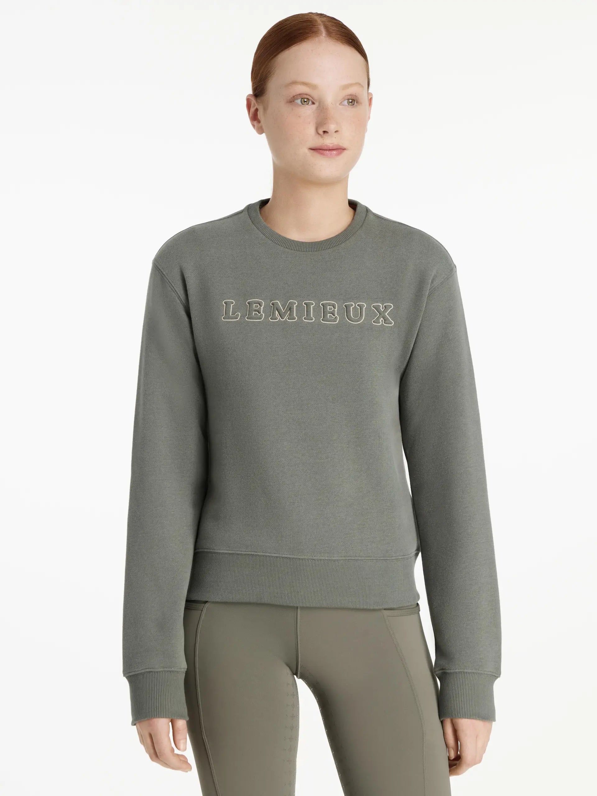 LeMieux Young Rider Carmen Crew Sweat Rosemary