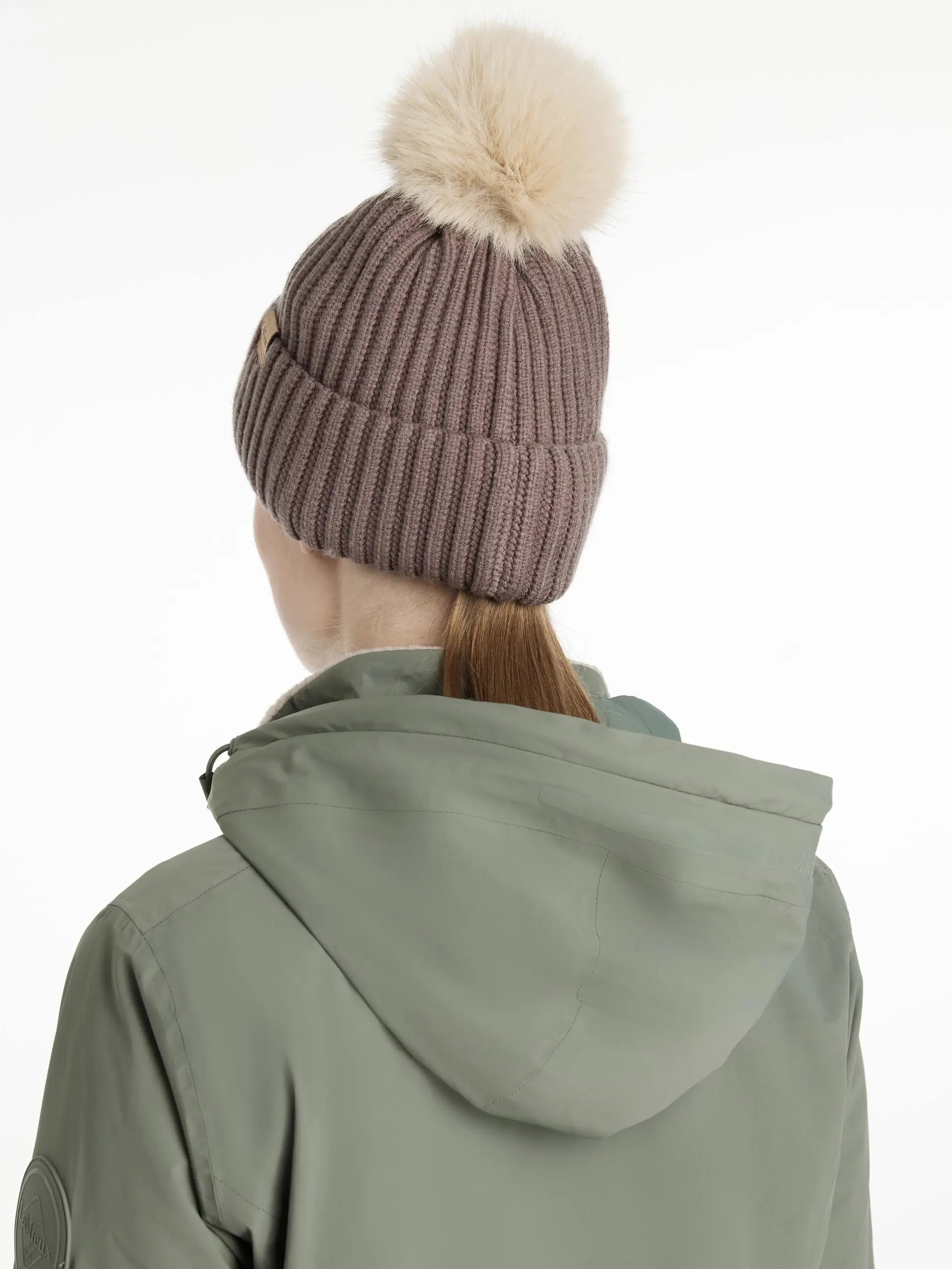 LeMieux Clara Rib Beanie Walnut