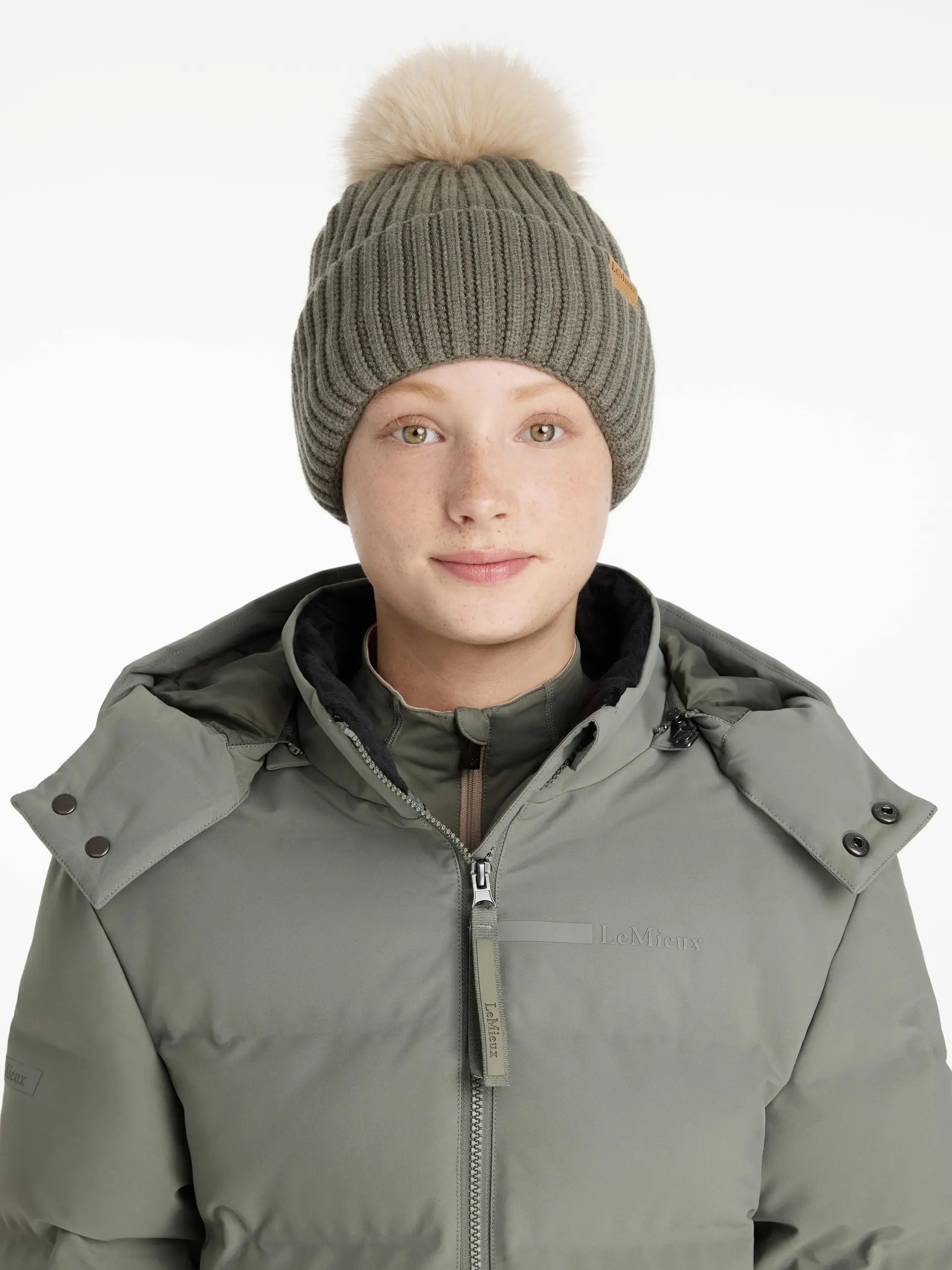 LeMieux Clara Rib Beanie Rosemary