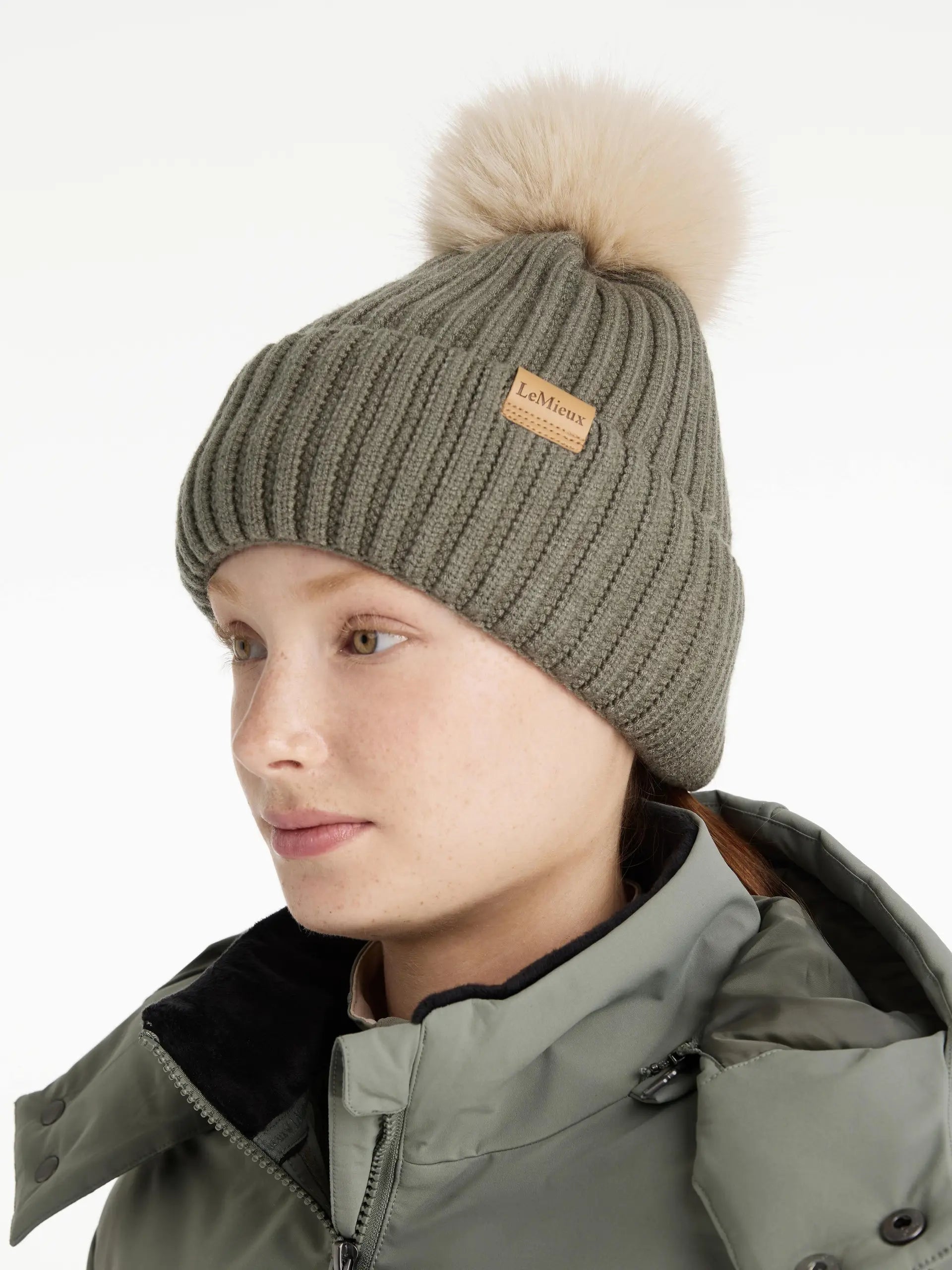 LeMieux Clara Rib Beanie Rosemary