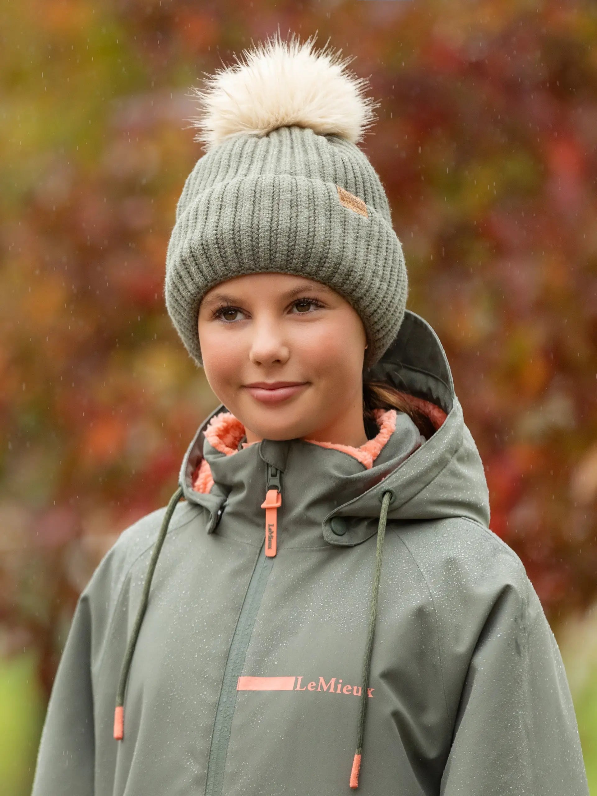 LeMieux Clara Rib Beanie Rosemary