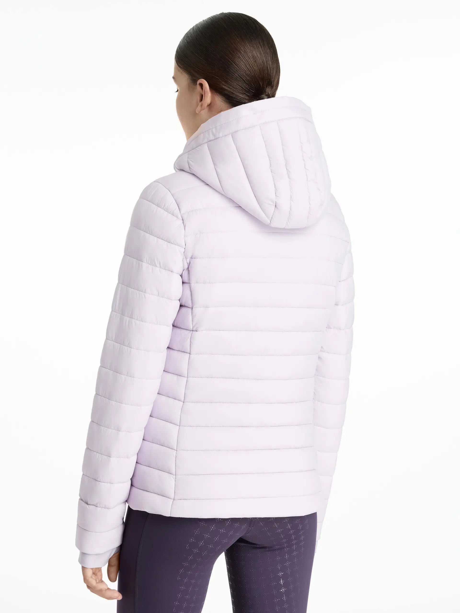 LEMIEUX Young Rider Ruby Puffer Jacket in Lilac from Equiflair - Kids' Quilted Lightweight Water-Resistant Outerwear