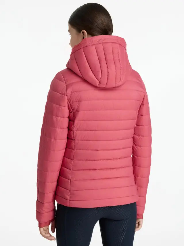 LeMieux Young Rider Ruby Puffer Jacket Cranberry
