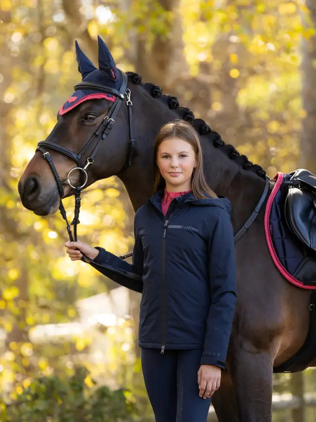 LeMieux Young Rider Thea Water Resistant Jacket Navy