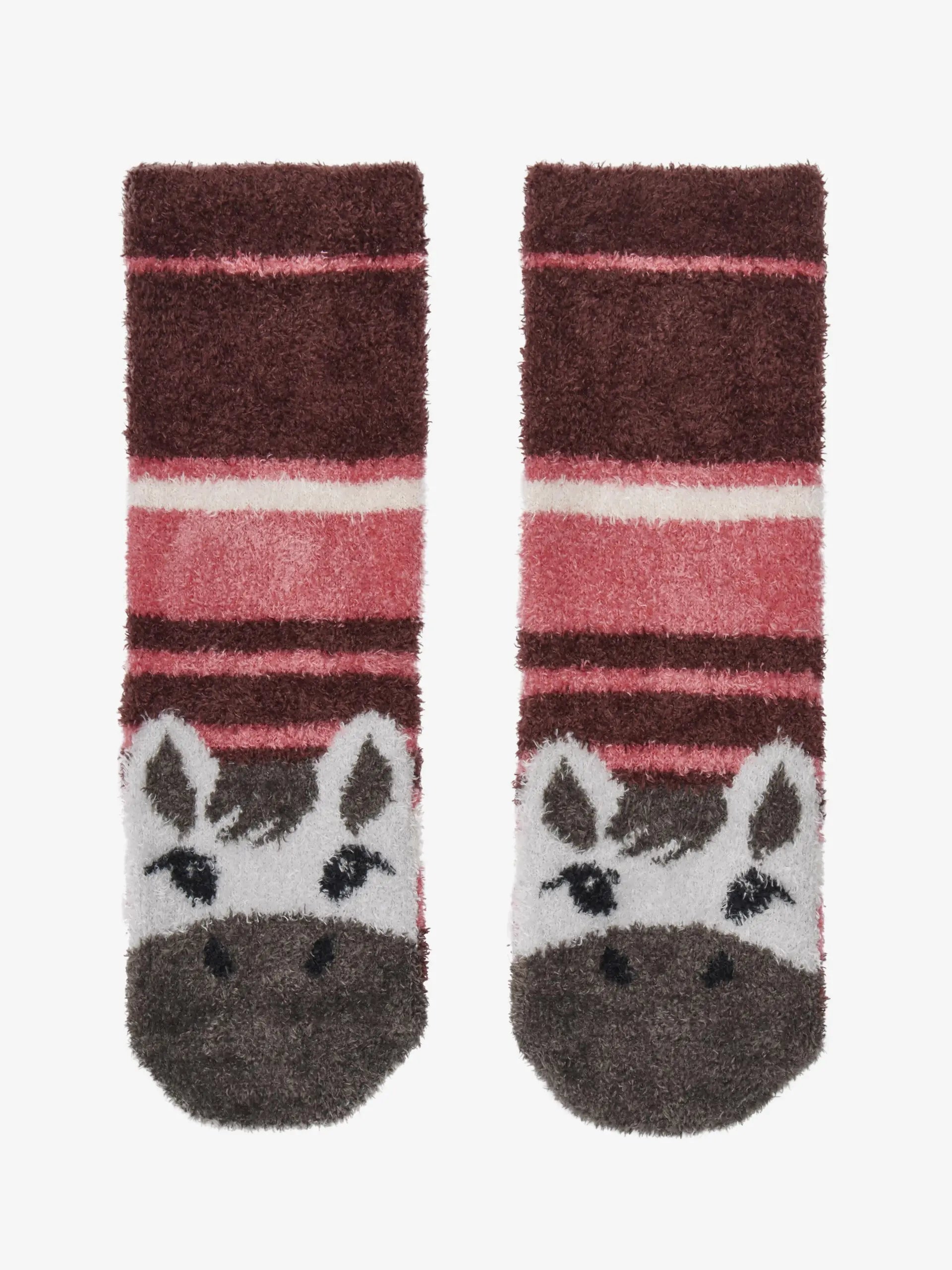 LeMieux Mini Fluffy Character Socks Andalusian Pony