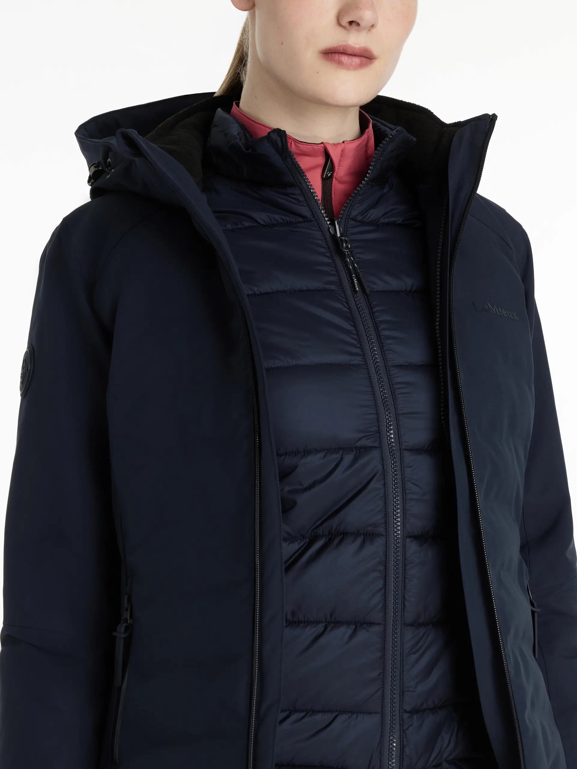 LeMieux Brooke Waterproof Hybrid Jacket Navy