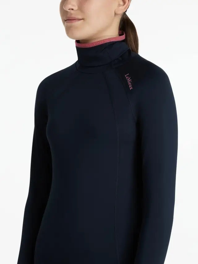 LEMIEUX Young Rider Savannah Snood Base Layer Navy - Equestrian Clothing for Kids