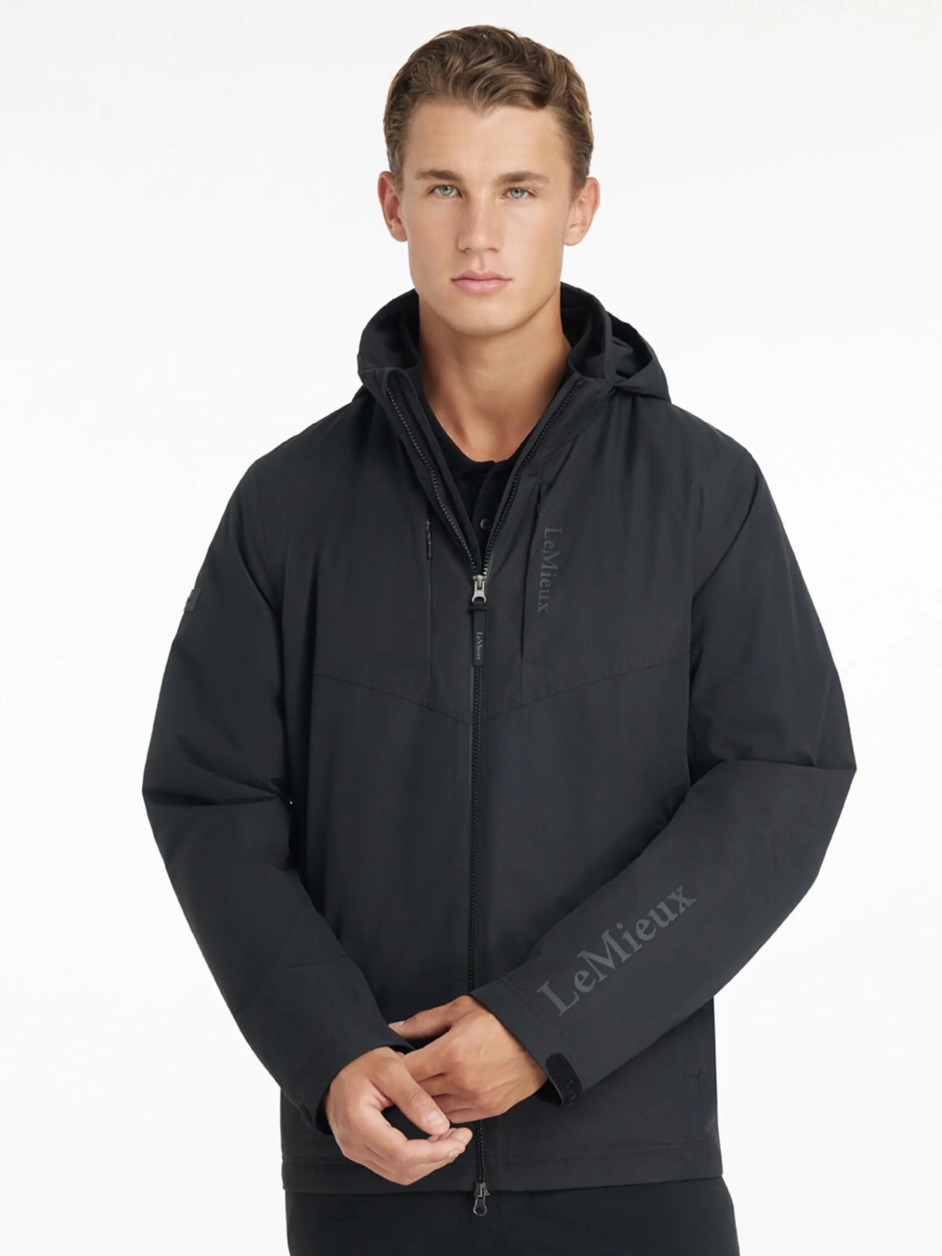 LeMieux Mens Waterproof Team Jacket Black: Premium, Insulated, & Stylish Equestrian Outerwear