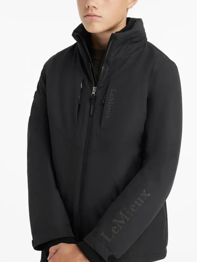 LeMieux Young Rider Boys Waterproof Team Jacket Black