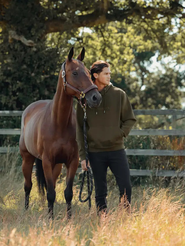 LeMieux Men's Alpine Hoodie with Horse - Comfortable Outdoor Apparel for Equestrian Enthusiasts
