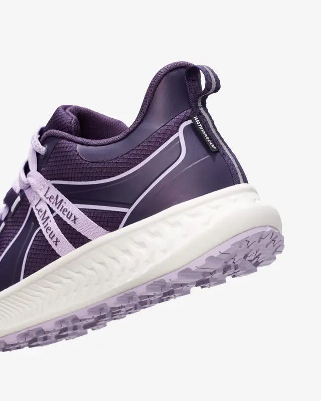 LeMieux Young Rider Trax Viva Waterproof Trainer Juniper/Lilac