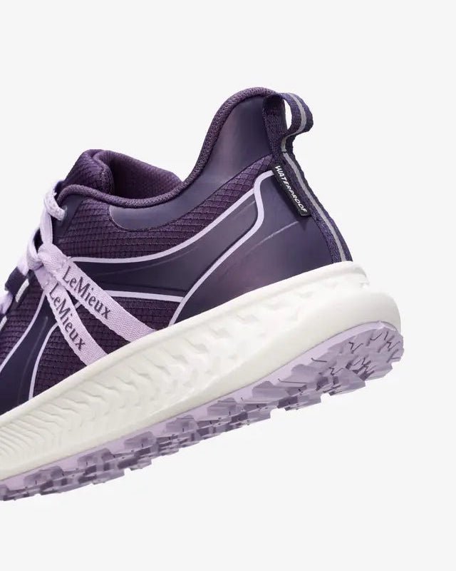 LeMieux Young Rider Trax Viva Waterproof Trainer Juniper/Lilac | Equiflair