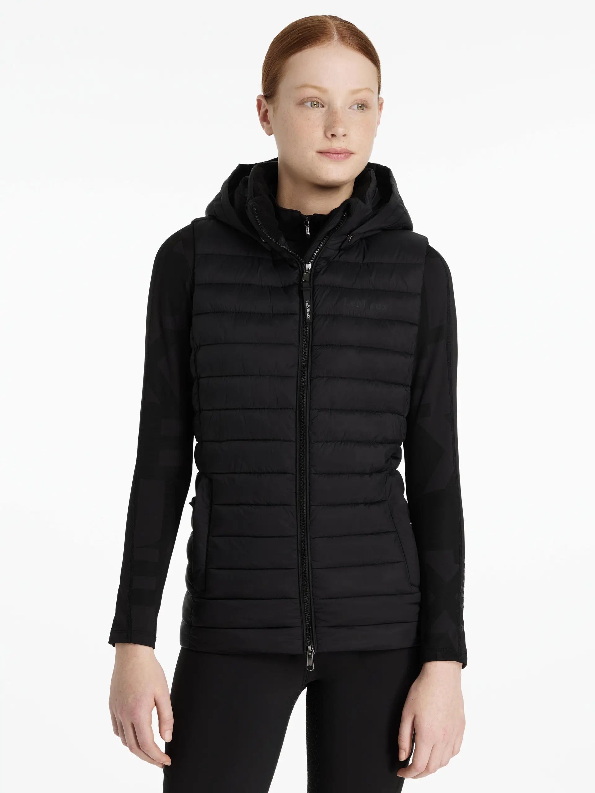 LeMieux Young Rider Ruby Puffer Gilet Black