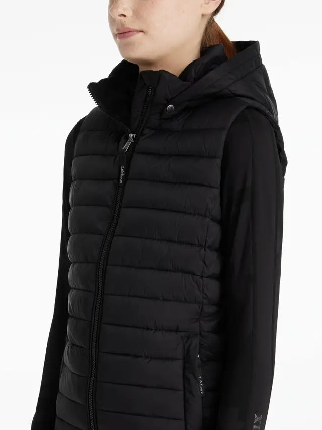 LeMieux Young Rider Ruby Puffer Gilet Black
