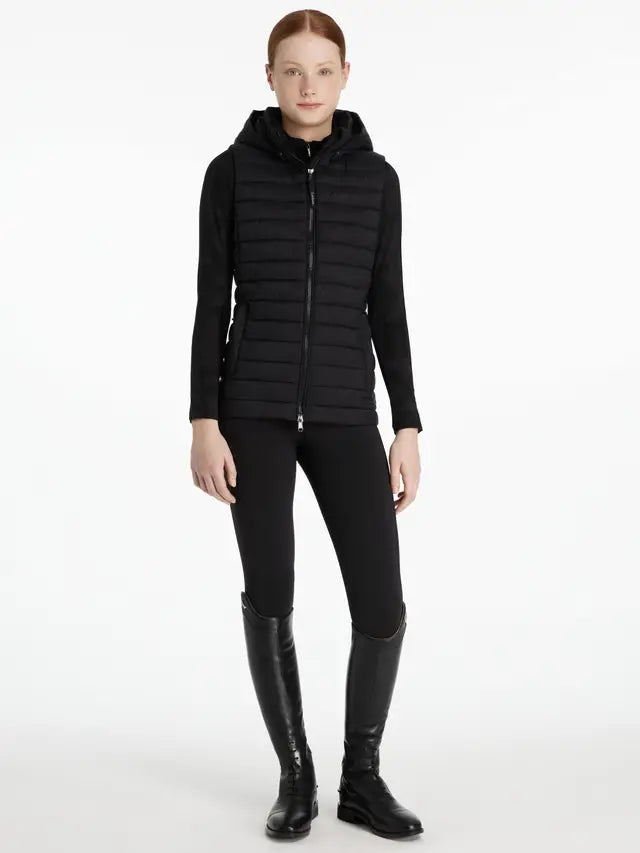 LeMieux Young Rider Ruby Puffer Gilet Black