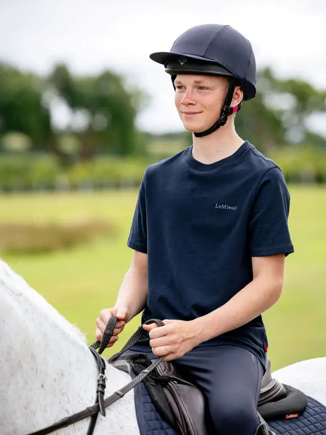 LeMieux Young Rider Boys T-Shirt Navy
