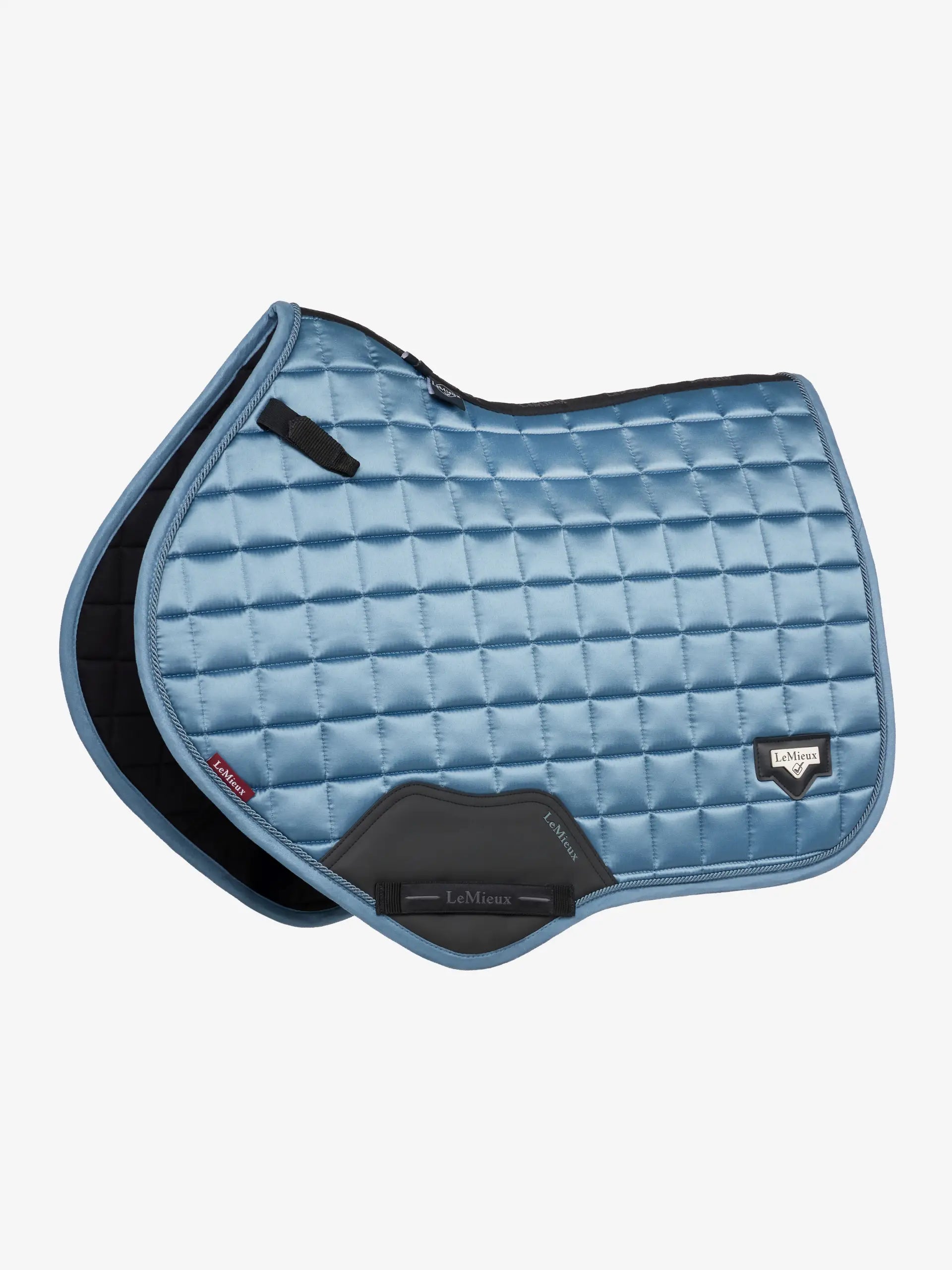 LeMieux Loire Classic Close Contact Square Saddle Pad - Ice Blue | Equestrian Horse Riding Equipment
