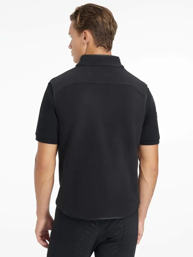 LeMieux Mens Fleece Gilet Black | Equiflair