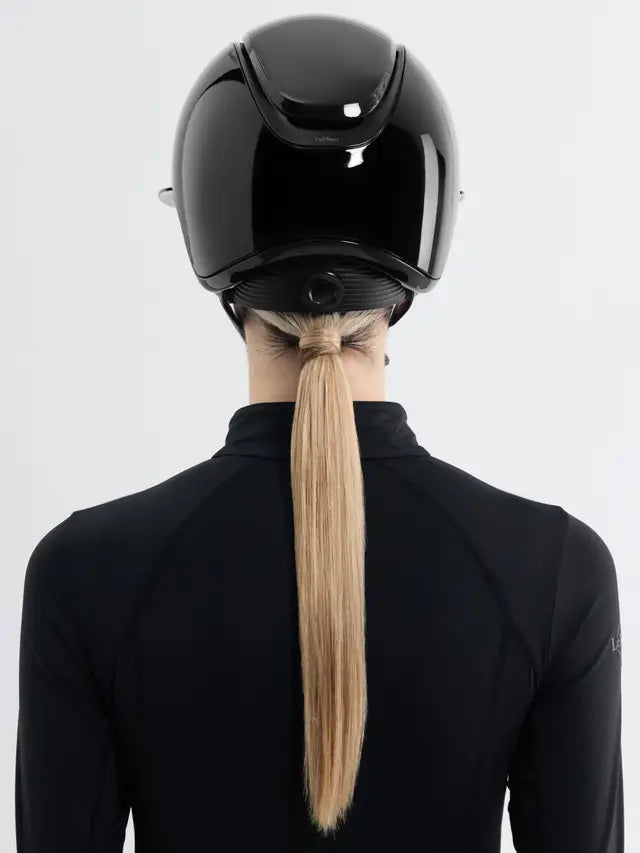 LeMieux Verv Competition Riding Helmet Black Gloss