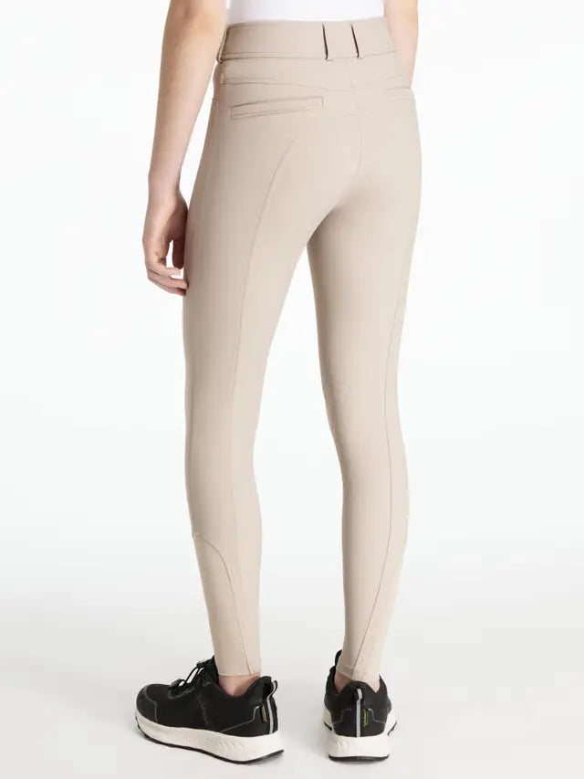 LeMieux Young Rider Izzy Knee Grip Breeches Almond
